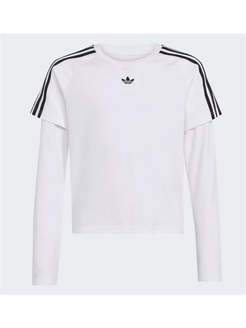 long sleeve tee ADIDAS ORIGINAL | JV7799WHITE/BLACK